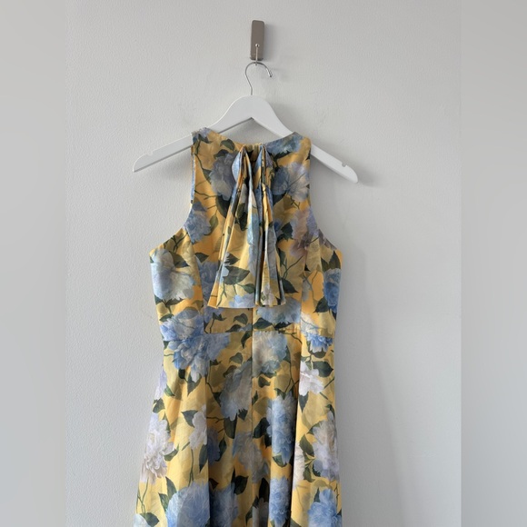 SACHIN & BABI Kate Floral Print Sleeveless Gown 10 - Picture 9 of 11